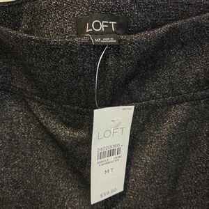LOFT Dark Gray/sparkly Leggings, Medium Tall, New With Tags.